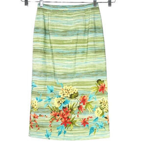 Koret Midi Long Straight Skirt Floral Career